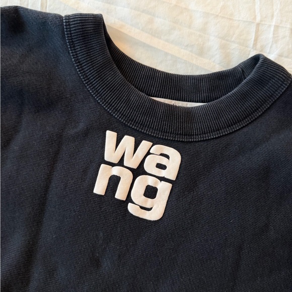Alexander Wang Black Crewneck Sweatshirt - Picture 2 of 6
